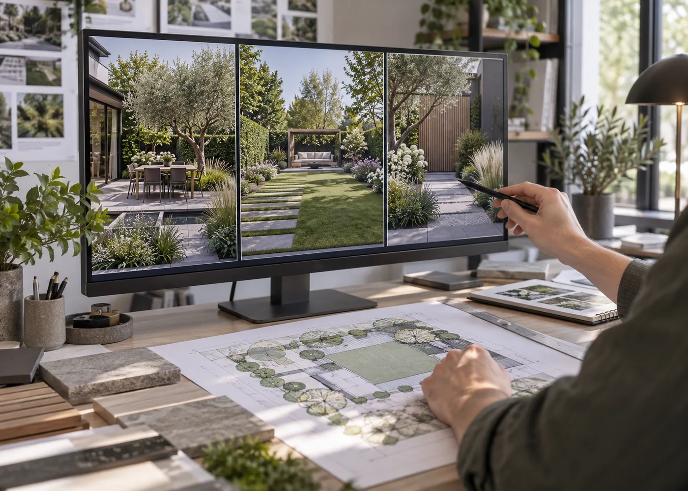 Choose Useful Views for a 3D Garden Project