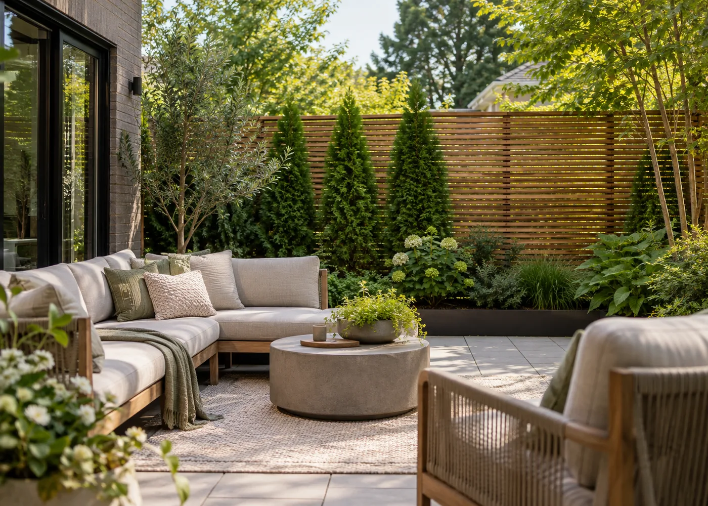 Create Privacy for a Patio