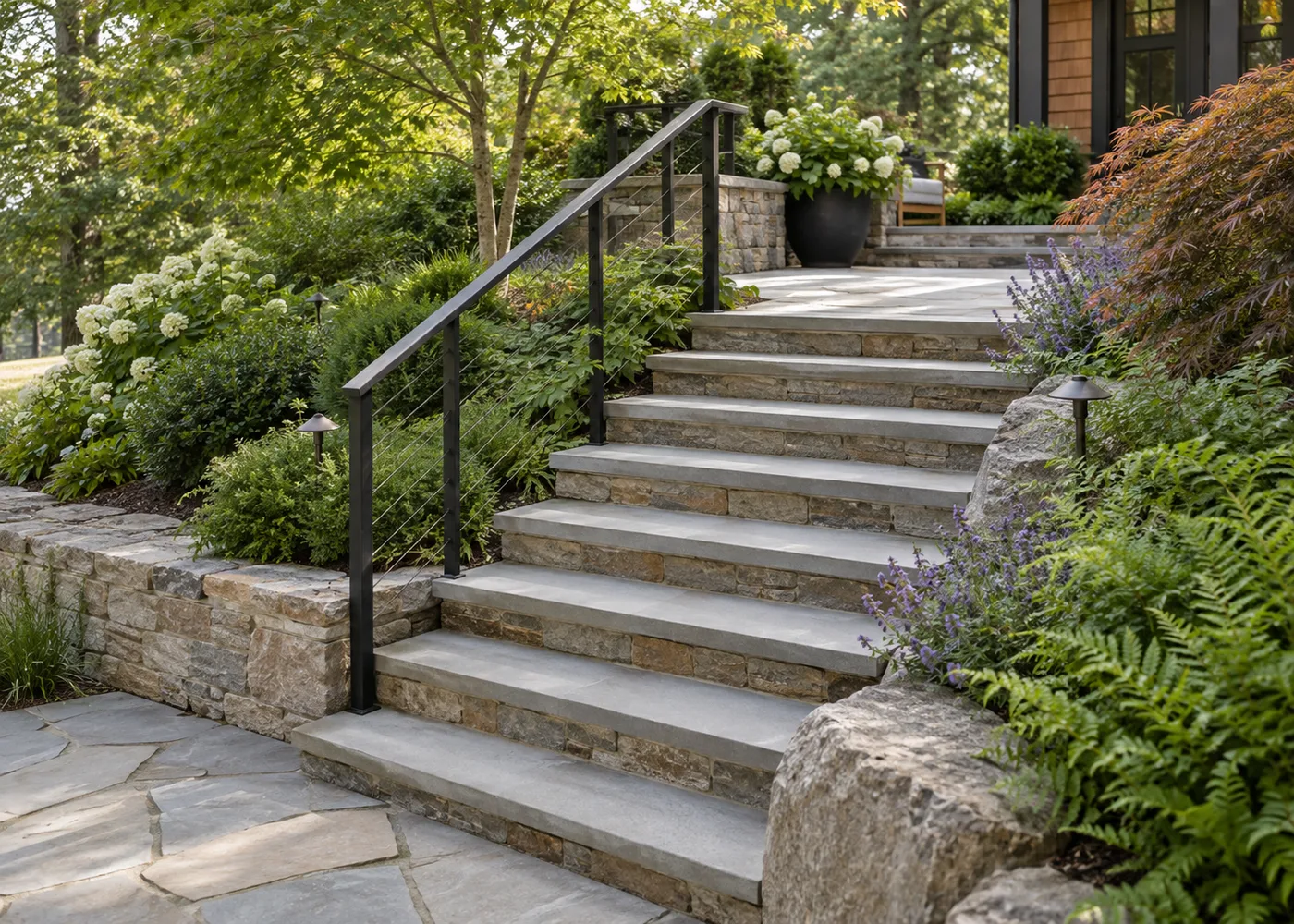 Design Comfortable Garden Steps