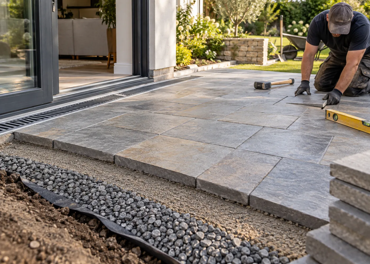 Drain a Patio Correctly