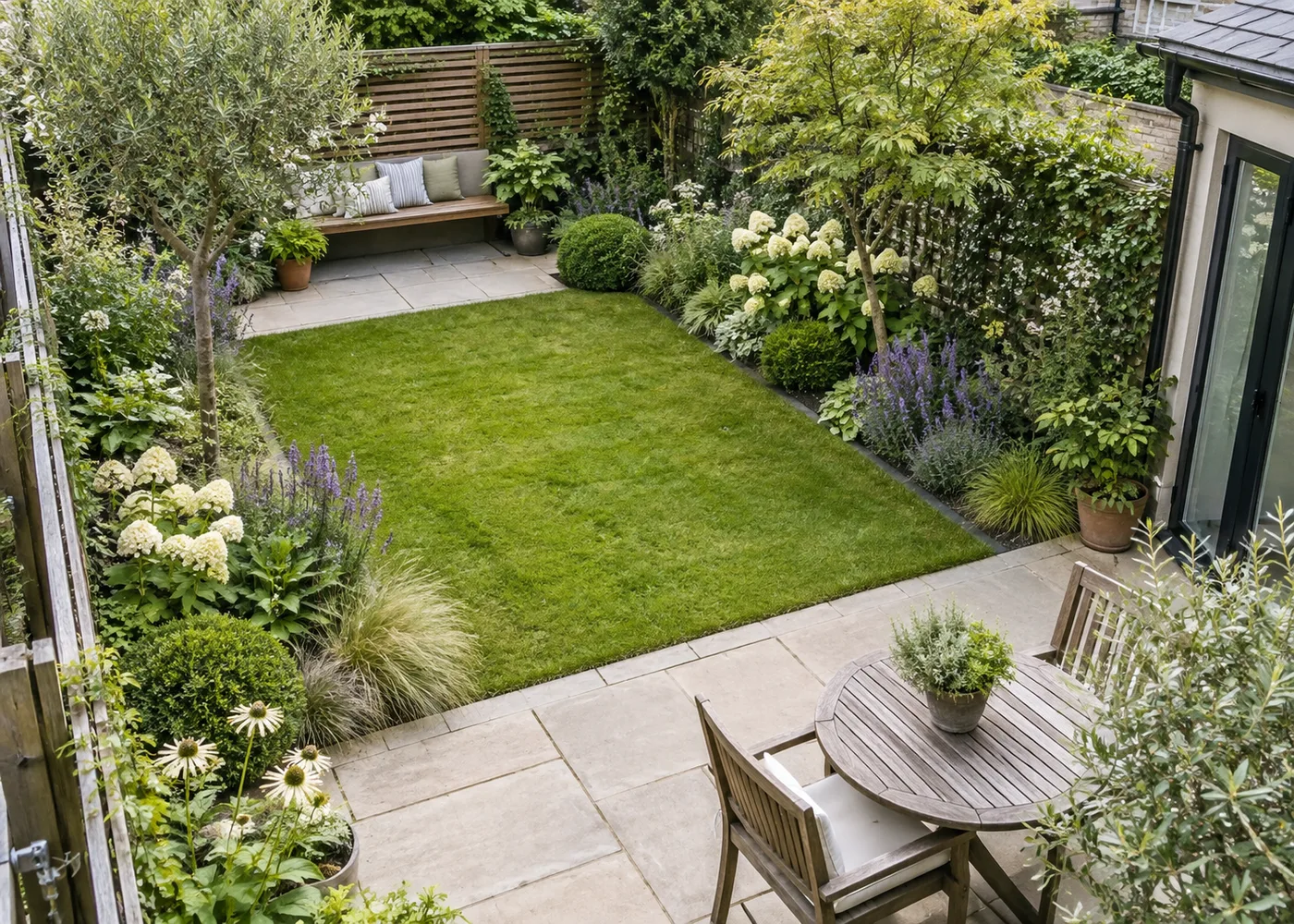 Keep or Remove the Lawn in a Small Garden