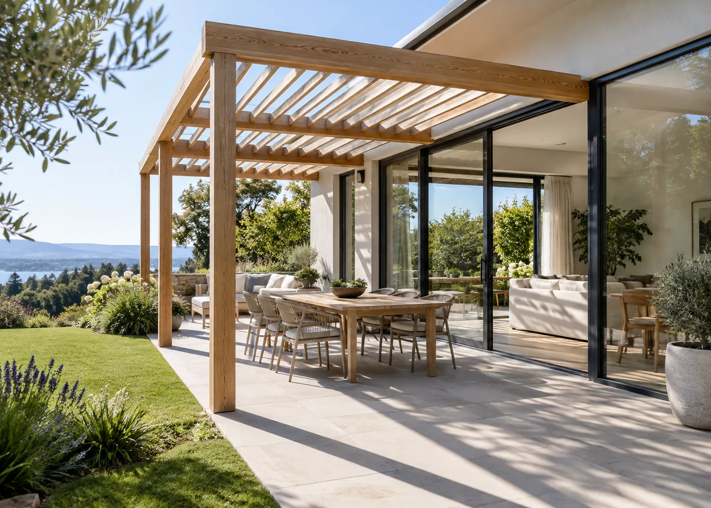 Place a Pergola Without Darkening the House