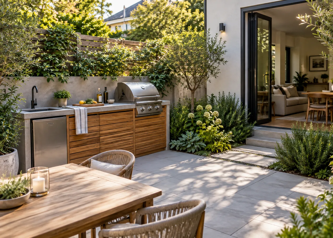 Plan a Simple Outdoor Kitchen