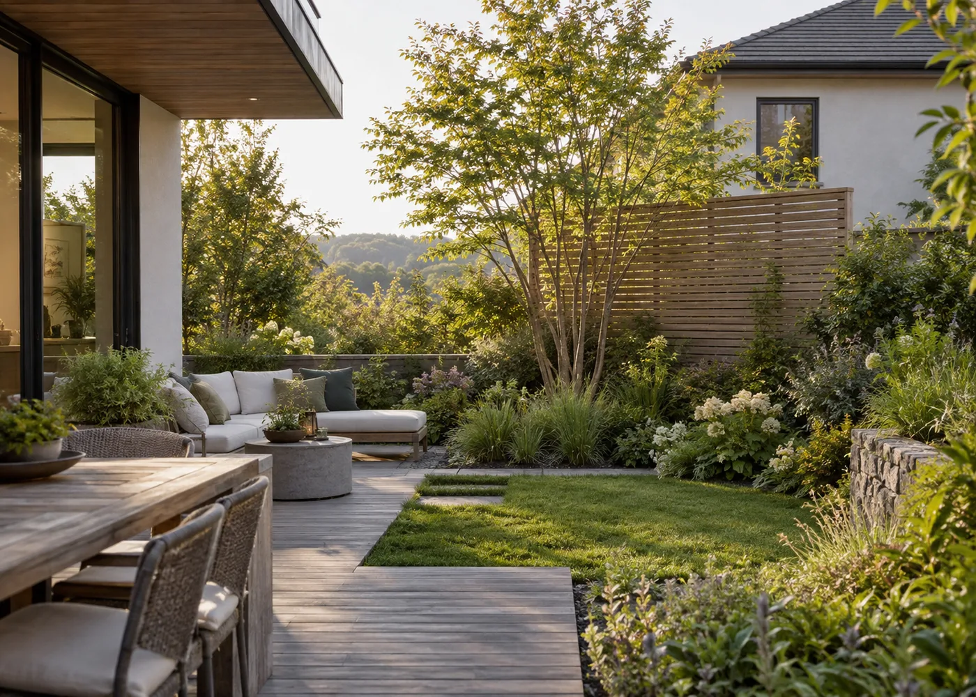 Screen an Overlooked Small Garden