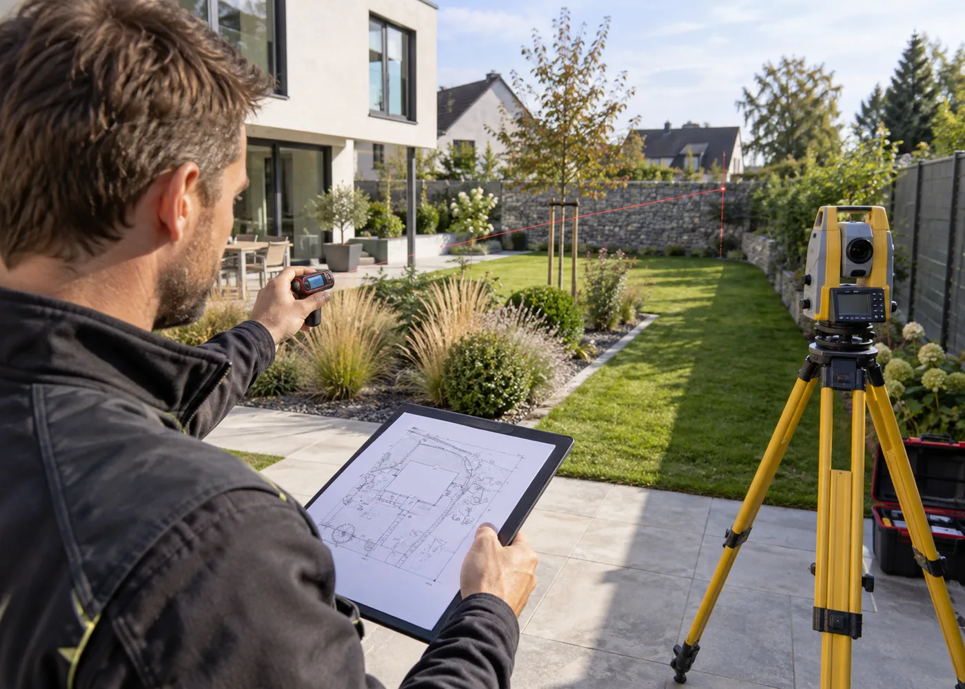 Take the Right Measurements for a 3D Garden Model