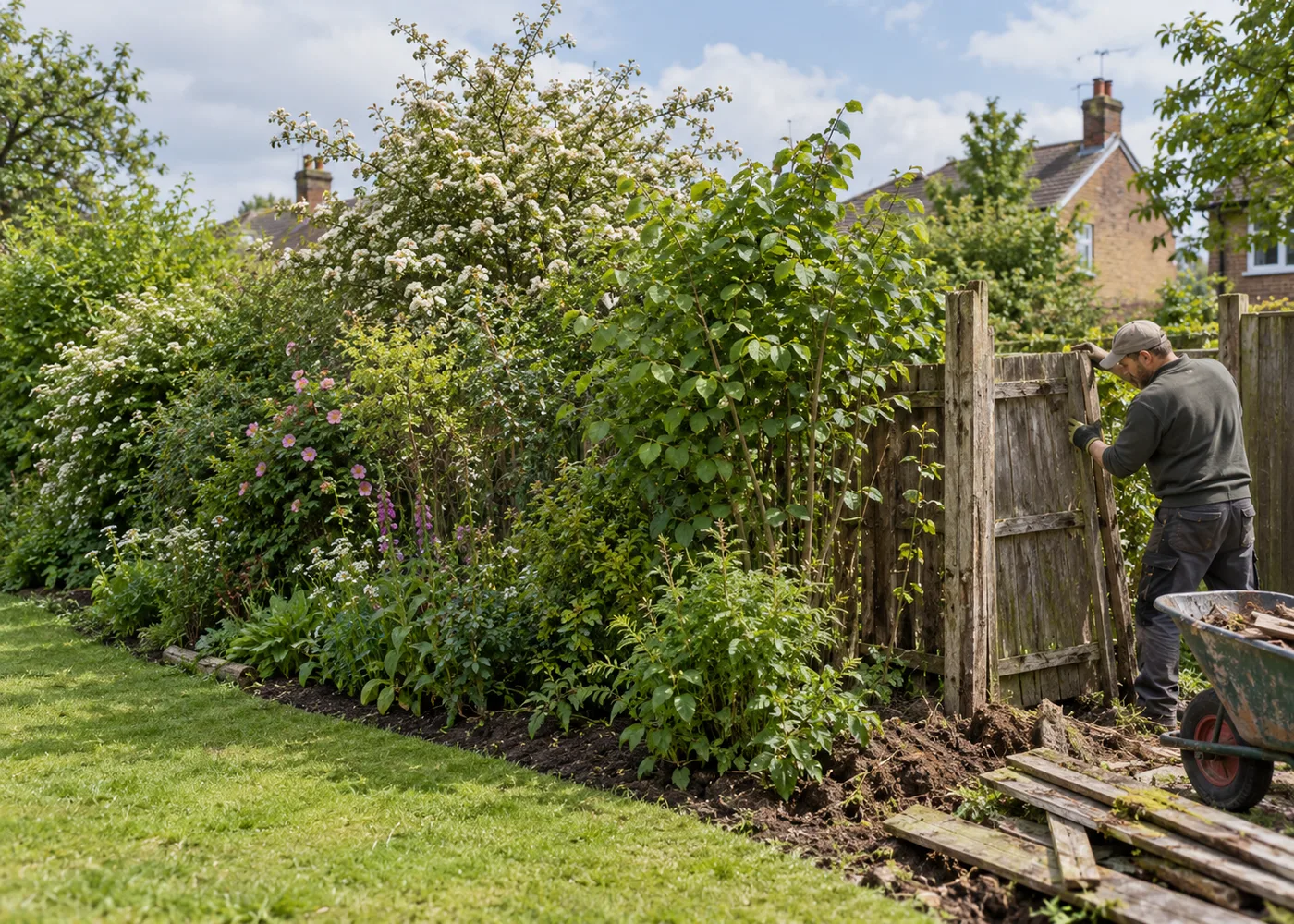 Replace a Fence with a Hedge