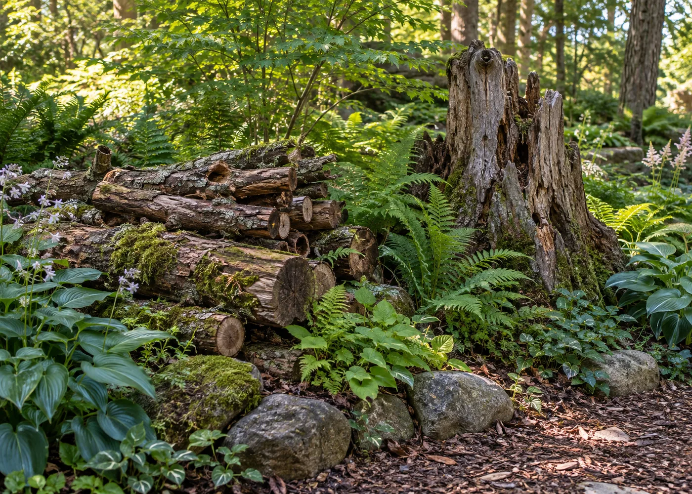 Use Dead Wood in the Garden